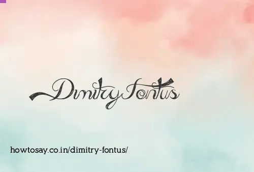 Dimitry Fontus