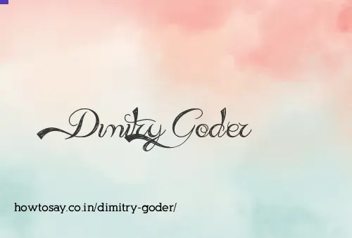 Dimitry Goder