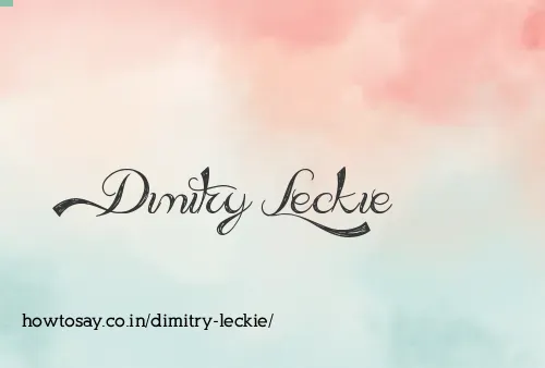 Dimitry Leckie