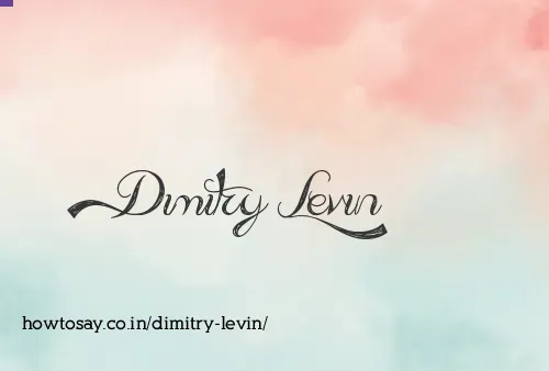 Dimitry Levin