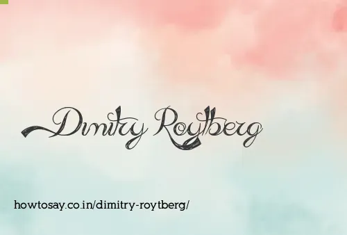 Dimitry Roytberg