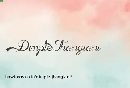 Dimple Jhangiani