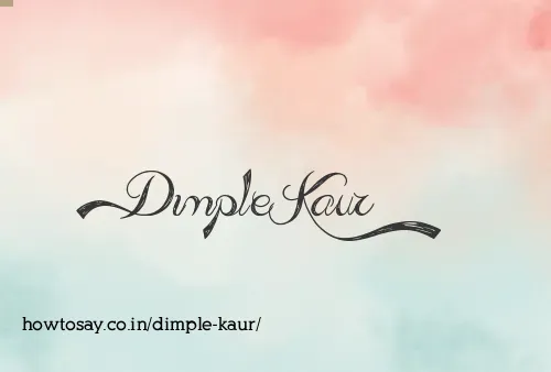 Dimple Kaur