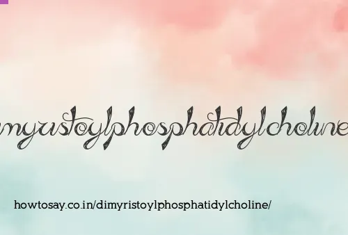 Dimyristoylphosphatidylcholine