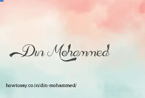 Din Mohammed