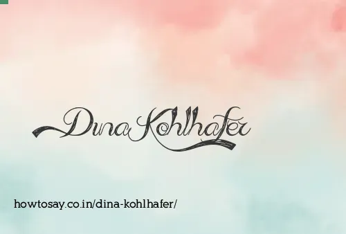 Dina Kohlhafer