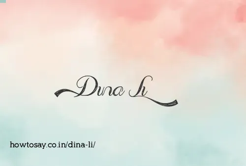 Dina Li