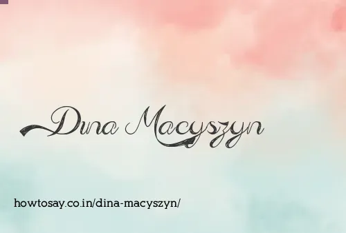 Dina Macyszyn