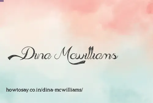 Dina Mcwilliams