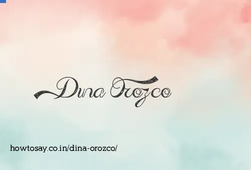 Dina Orozco