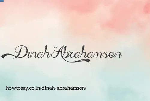 Dinah Abrahamson