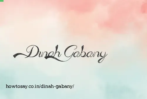 Dinah Gabany