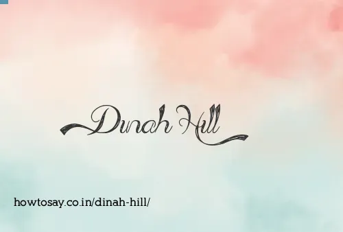 Dinah Hill