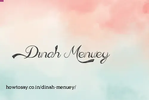 Dinah Menuey