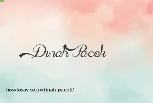 Dinah Pacoli