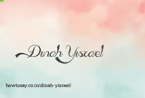 Dinah Yisrael