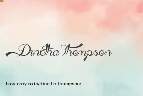 Dinetha Thompson