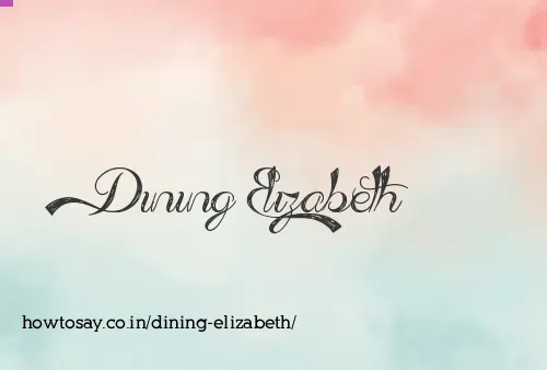 Dining Elizabeth