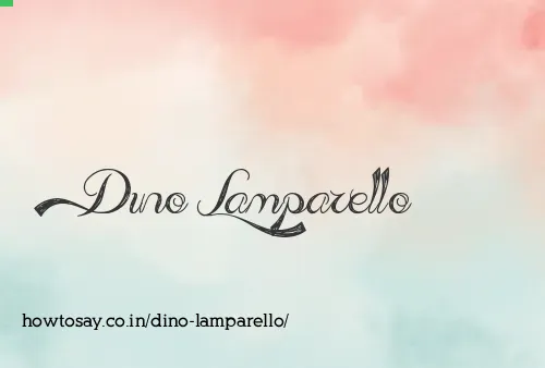 Dino Lamparello