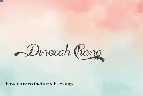 Dinorah Chang