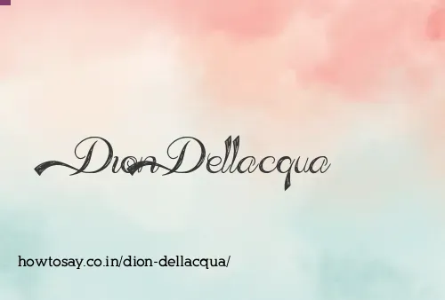 Dion Dellacqua
