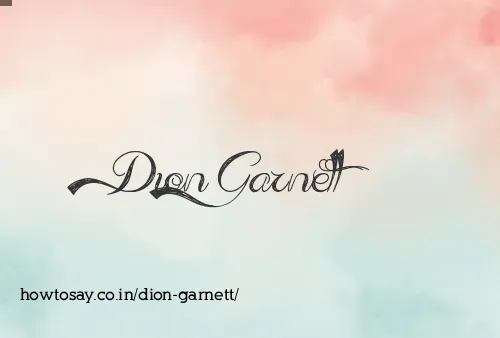 Dion Garnett