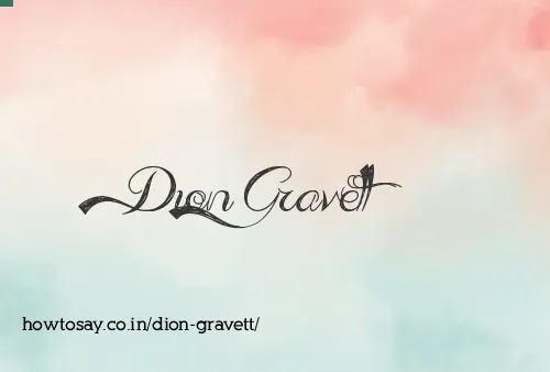 Dion Gravett