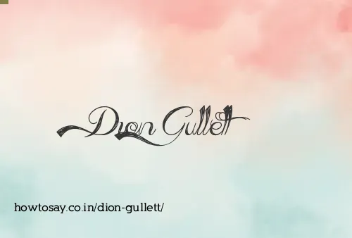 Dion Gullett