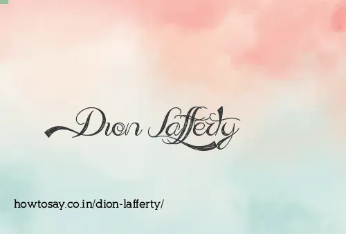 Dion Lafferty