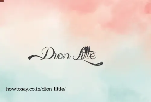 Dion Little