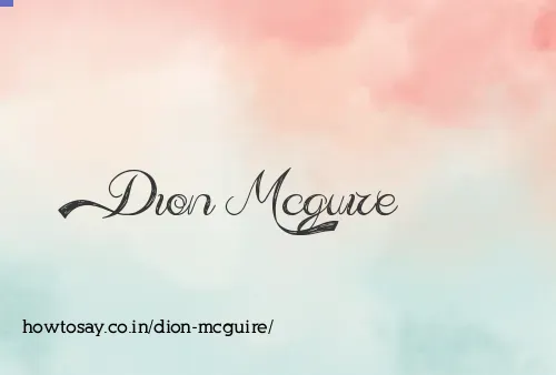 Dion Mcguire