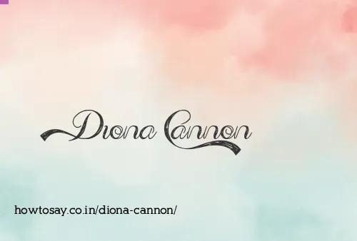 Diona Cannon
