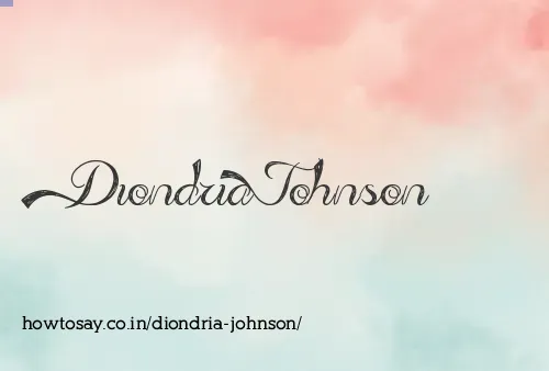 Diondria Johnson