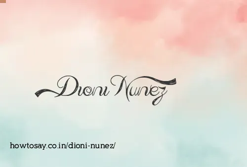 Dioni Nunez
