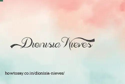 Dionisia Nieves