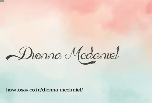Dionna Mcdaniel