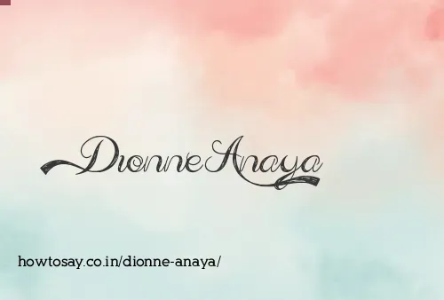 Dionne Anaya