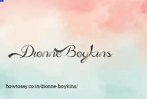 Dionne Boykins