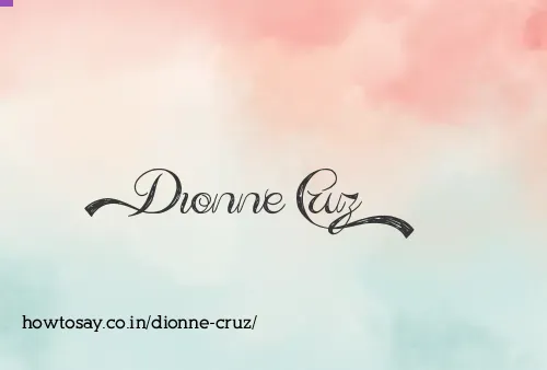 Dionne Cruz