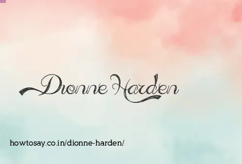 Dionne Harden