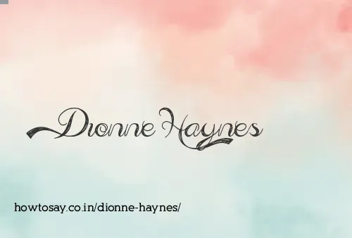 Dionne Haynes