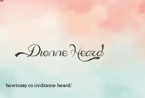 Dionne Heard