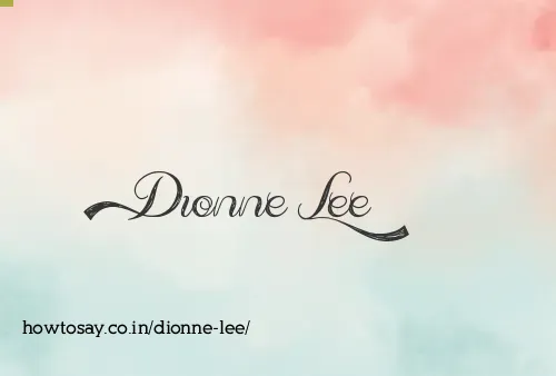 Dionne Lee