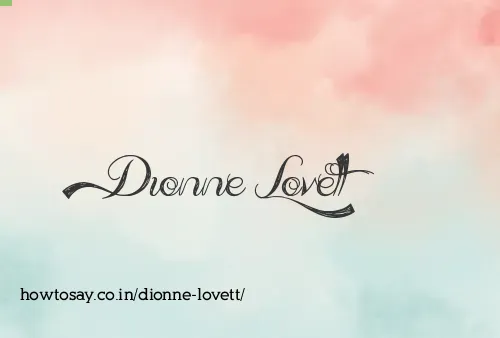 Dionne Lovett