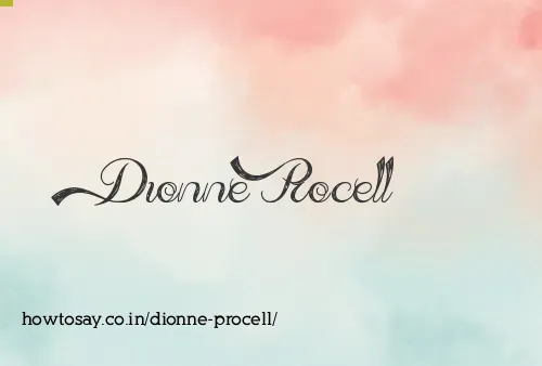 Dionne Procell