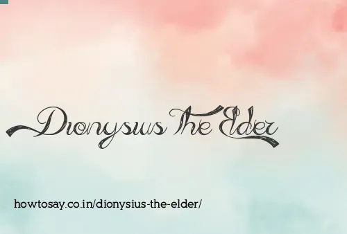 Dionysius The Elder
