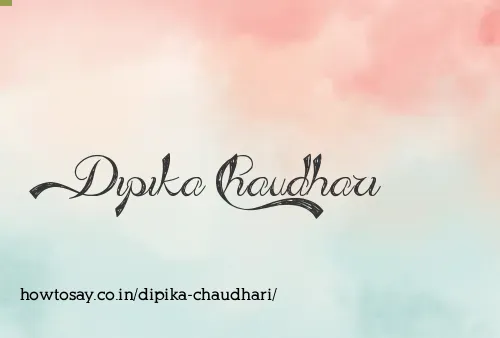 Dipika Chaudhari