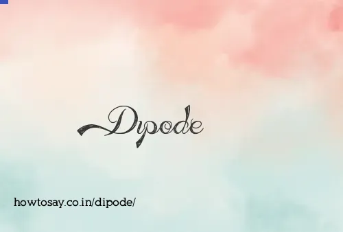 Dipode