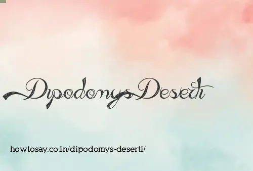Dipodomys Deserti