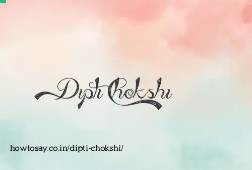 Dipti Chokshi